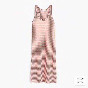 JCrew Racerback Striped Dress Petite XXS